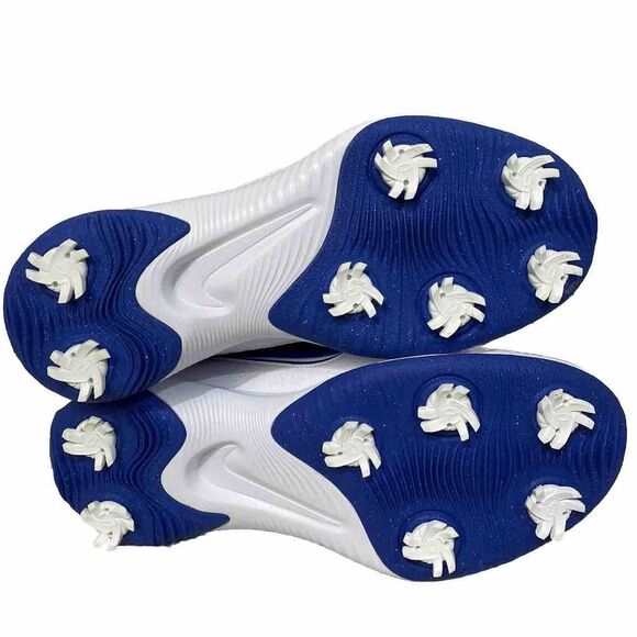 Men Size 7.5 Nike Victory Pro 3 Golf Cleats Shoes White Royal Blue DV6800-140 main image 6